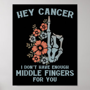 Hé Kanker Ik Heb Niet Genoeg Middenvingers Voor Jo Poster