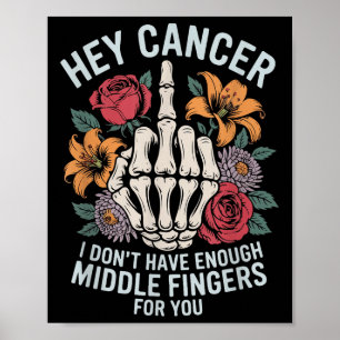 Hé Kanker Ik Heb Niet Genoeg Middenvingers Voor Poster