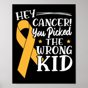 Hé Kanker Je Hebt De Verkeerde Kid Gevonden Kinder Poster