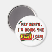 Hé Kerstman. Magneet (Voorkant / Achterkant)