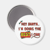 Hé Kerstman. Magneet (Voorkant / Achterkant)