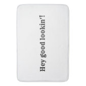 Hé, kijk goed uit. badmat (Voorkant Verticaal)