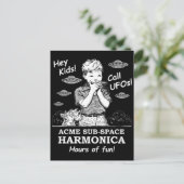 Hé Kinder! Bel UFO's! Briefkaart (Staand voorkant)