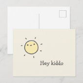 Hé kleintje - Mooie Zon Briefkaart (Voorkant / Achterkant)