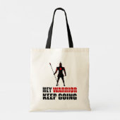 Hé krijger ga door tote bag (Achterkant)