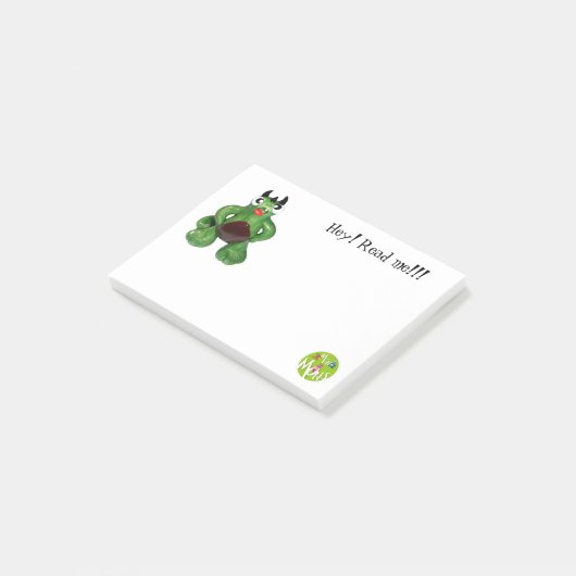 Hé! Lees me! Post-it® notes 4 x 3 (Schuin)