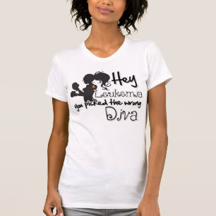 Hé Leukemiekanker Je hebt de verkeerde diva gevond T-shirt