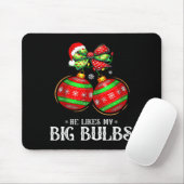 He Likes My Big Bulbs Couples Love Candy Christmas Muismat (Met muis)