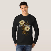 He Lives Happy Easter Day Jesus Cross Religious Ch T-shirt (Voorkant volledig)