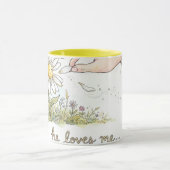 He Loves me - Daisy Love me not Whimsical Combo Mok (Midden)