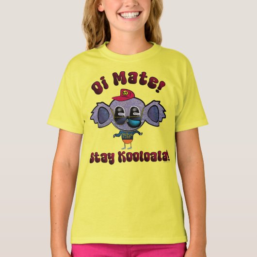Hé maat! Blijf Kooloala! T-shirt (Voorkant)