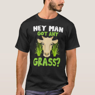 Hé Man heeft gras Kinder geitengeiten T-shirt