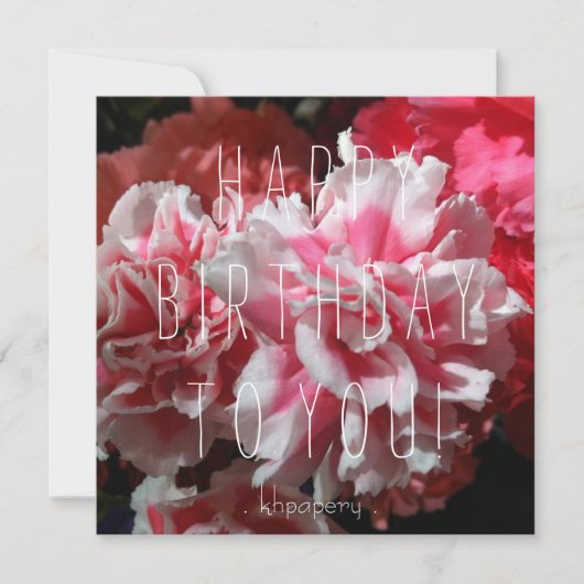 Hé  meid! Birthday-kaart Kaart (Voorkant)