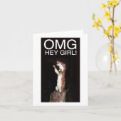 Hé meid! kaart (Gele Bloem)