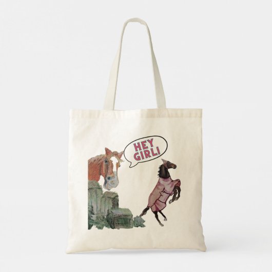 Hé meid! T-Shirt Tote Bag (Achterkant)