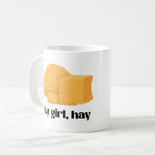 Hé meisje, hooi koffiemok (Voorkant links)