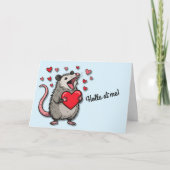 Hé, mijn Valentijn Feestdagen Kaart (Voorkant)