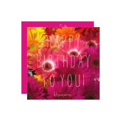 Hé mooie meid! Verjaardagskaart Kaart (Voorkant / Achterkant in situ)