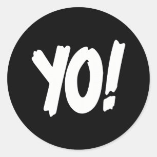 Hé! Mtv Rap Replica Logo 1993 Ronde Sticker