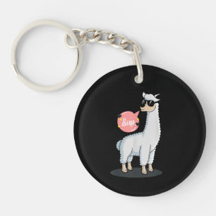Hé Nee Geen Drama Lama Dierenliefhebber Geweldig G Sleutelhanger