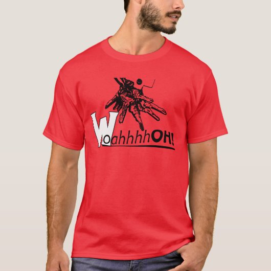 Hé OH! Rood! T-shirt (Voorkant)