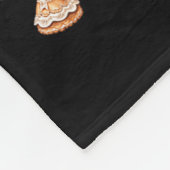 He Or She Dad To Be Christmas Gingerbread Gender R Fleece Deken (Hoek)