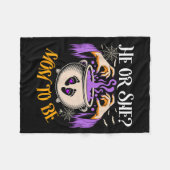 He Or She Mom To Be Baby Reveal Halloween Costume  Fleece Deken (Voorkant (Horizontaal))