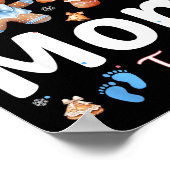 He Or She Mom To Be Christmas Gingerbread Gender R Poster (Hoek)