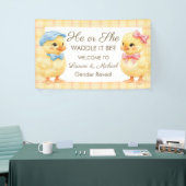 He or She WADDLE IT BE? Gender Reveal banner (Beurs)