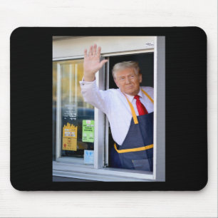 Hé, pak je burger, Donald Trump kookt frietjes arb Muismat