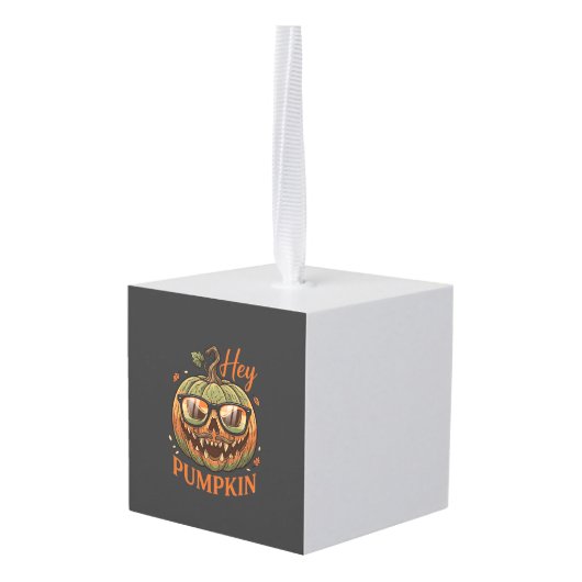 Hé Pompoen Halloween Jack Lantern Bril Snor Decoratie (Achter hoekig)