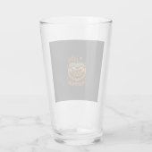 Hé Pompoen Halloween Jack Lantern Bril Snor Glas (Achterkant)