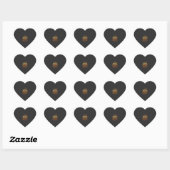 Hé Pompoen Halloween Jack Lantern Bril Snor Hart Sticker (Vel)