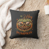Hé Pompoen Halloween Jack Lantern Bril Snor Kussen (Deken)