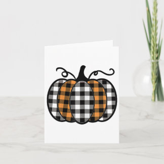 Hé pompoenbuffel gespeeld voor Herfst Herfst Thank Kaart