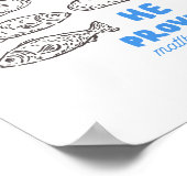 He Provides Bread and Fish Christian Wall Art Poster (Hoek)