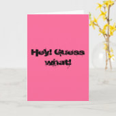 Hé! Raad eens! Kaart (Gele Bloem)