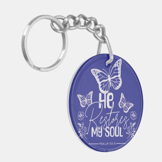 He Restores My Soul Sleutelhanger (Voorkant Links)