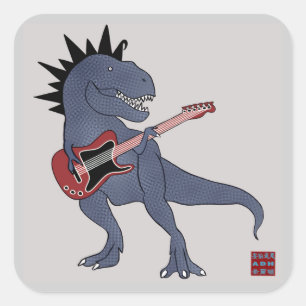 He Rex gitaar Stickers