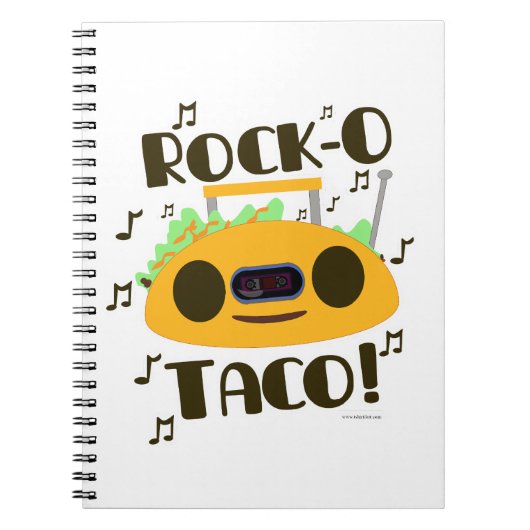 Hé Rock-O Taco Notitieboek (Voorkant)