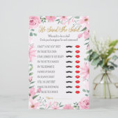 He Said, She Said Love is in Bloom Shower Game (Staand voorkant)