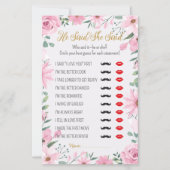 He Said, She Said Love is in Bloom Shower Game (Voorkant)