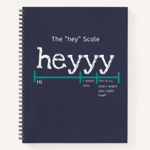 Hé Scale Heyy Funny Notitieboek