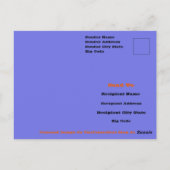 Hé schat, heb ik je laten schrikken? Typografie Te Briefkaart (Achterkant)