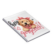 Hé Schattig Hond Design Notitieboek (Rechterzijde)