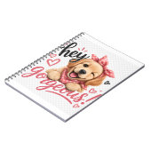 Hé Schattig Hond Design Notitieboek (Linkerzijde)