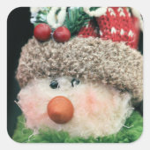 He seems overdressed somehow vierkante sticker (Voorkant)