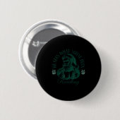 He Sees What You've Been Reading Funny Bookish Chr Ronde Button 5,7 Cm (Voorkant /achterkant)
