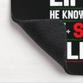 He Sees You Lifting Skip Legs Gym Enthusiasts Funn Muismat (Hoek)