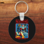 He Sees You When You're Sleeping Merry Christmas  Sleutelhanger (Voorkant)